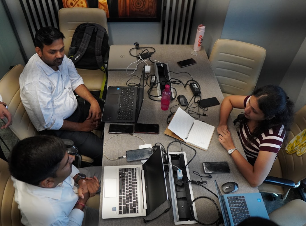 Planning session at VR Wealth Creation
